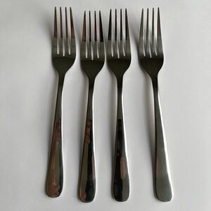 Cambridge‎ Bourne Mirror Salad Forks Lot of 4 NWOT